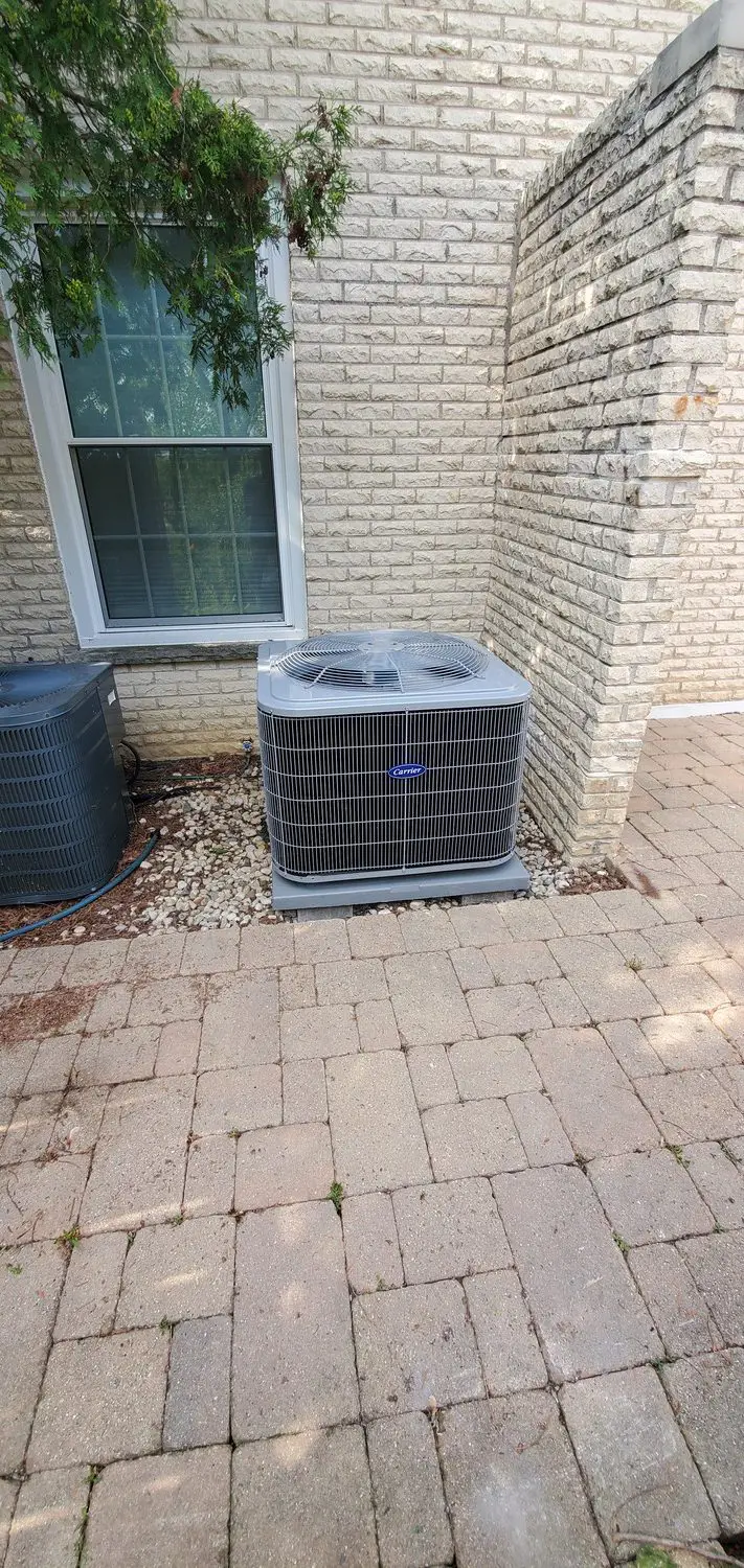 new & old air conditioning