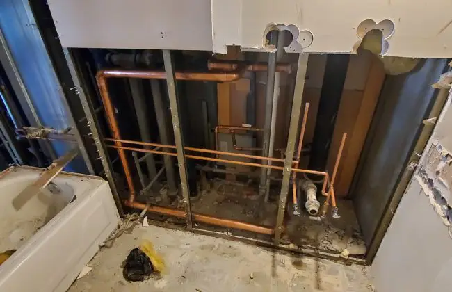 plumbing installation
